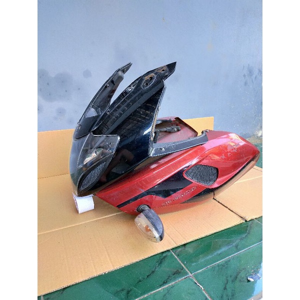promo jual fairing set headlamp Reflektor lampu depan speedometer bajaj Pulsar 220 asli ori c0p0tan