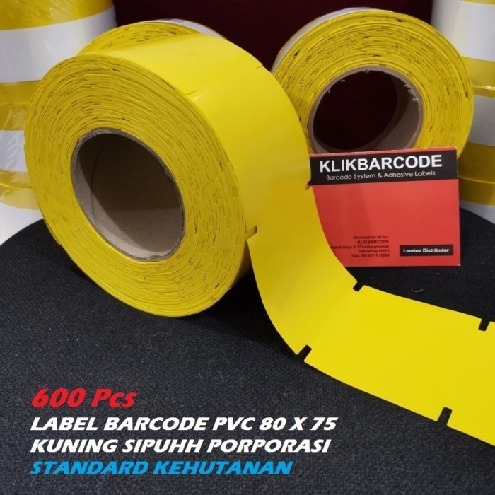 

PROMO LABEL KUNING 80 MM X 75 MM PERFORASI PVC SIPUHH
