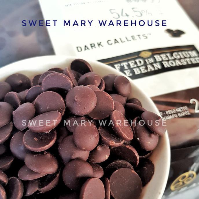 

Diskon!!!!!! Callebaut Dark Chocolate Couverture 811 NV 54,5% 1kg Cokelat 811NV