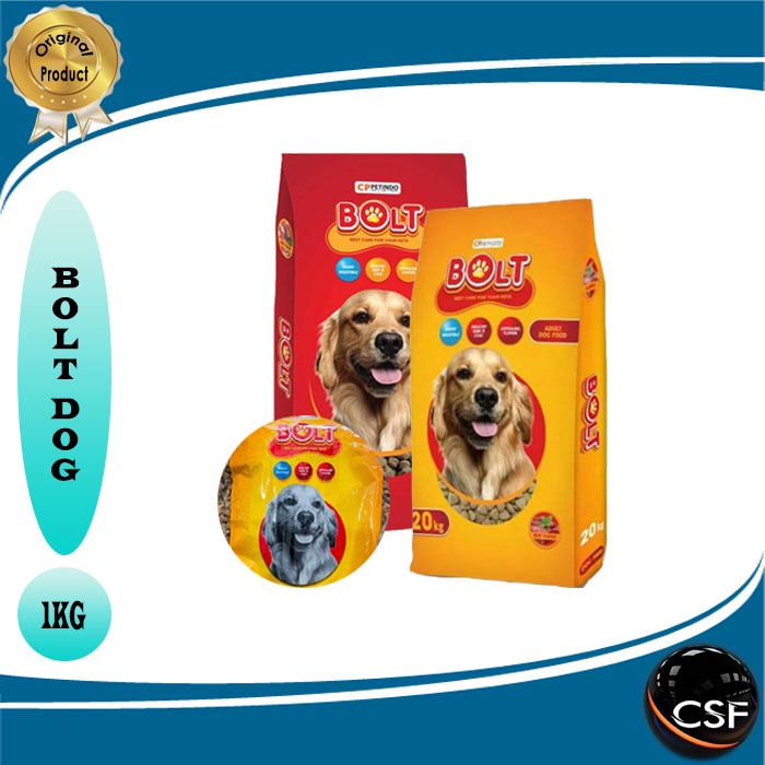 Makanan Anjing BOLT Dog 1kg All Varian