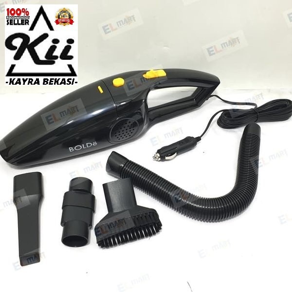 MOBIL-CLEANER-VACUUM- BOLDE CAR VACUM VACCUM VAKUM VACUUM CLEANER PORTABLE MINI MOBIL ASLI - PUTIH