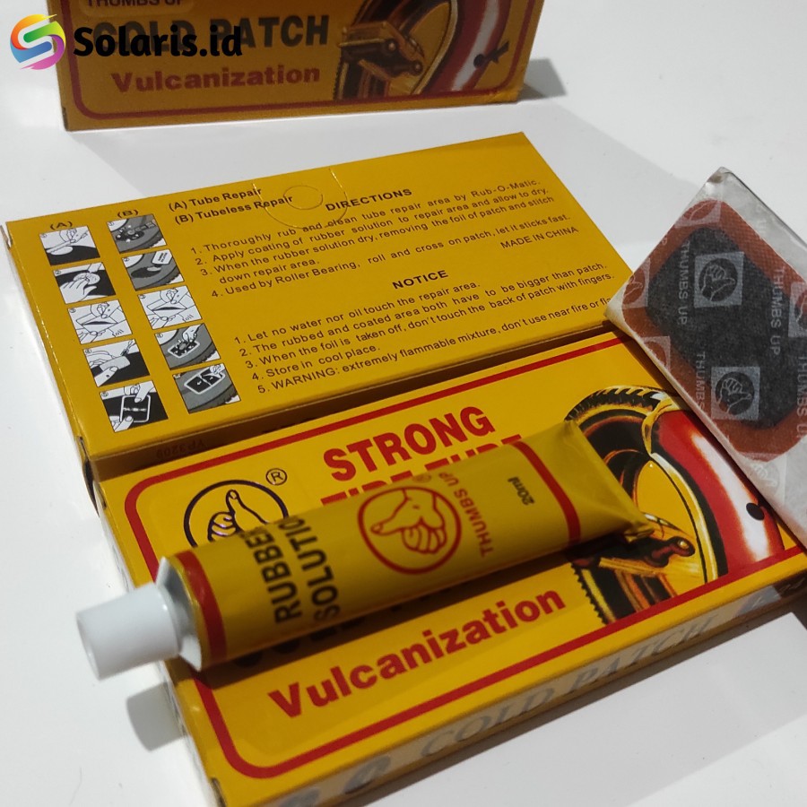 Cold Patch TipTop Alat Tambal Ban Jempol L 24 pcs Original