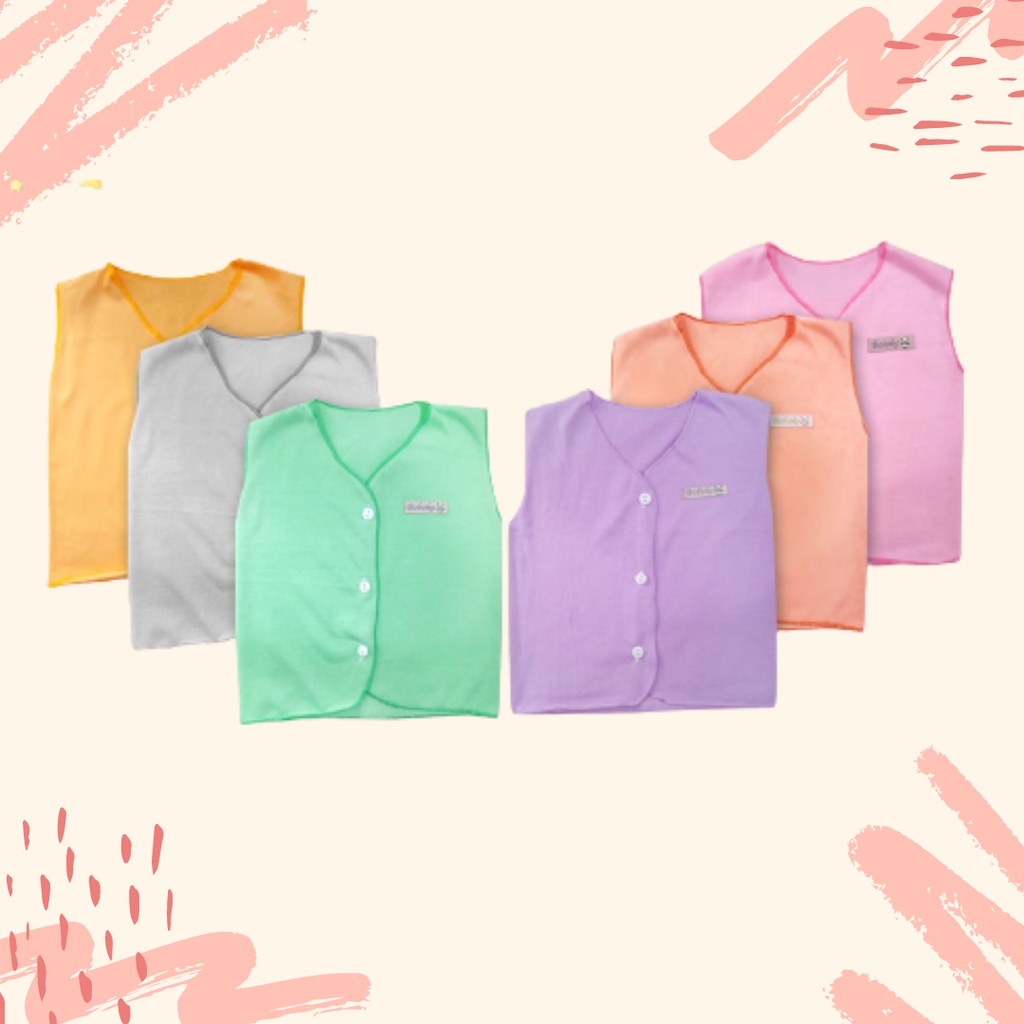 Baju Bayi Newborn Kutung 0-6 bulan (isi 3pcs)