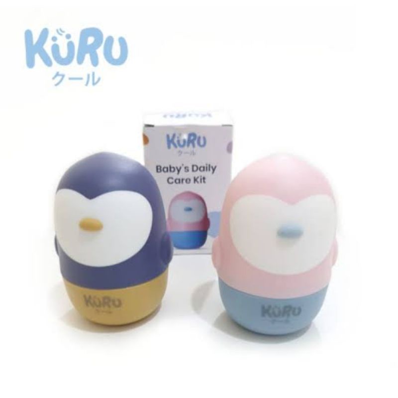 KURU Baby Nail Care Manicure Set 5in1 - Kuru Alat Gunting Kuku Bayi Set - Kuru Daily Care Ser