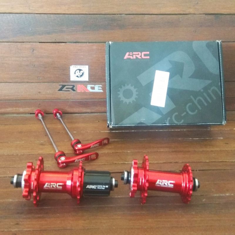 HUB FREEHUB BEARING JANGKRIK TAWON ARC MT-006 QR RED ANODIZED 1 SET