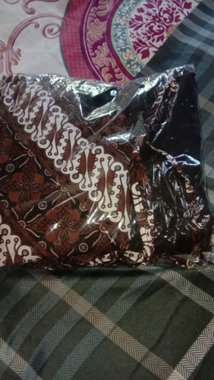 Tey-17 Batik Wanita Asj Sa Hrb026 Kenongo Kemeja Tosca Pendek