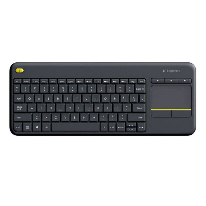 Keyboard logitech k400+ wireless touchpad k400 plus tv