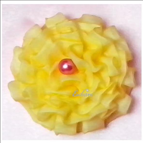 bros bunga besar putik mutiara Endears handmade