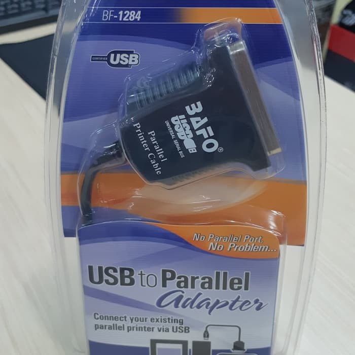 Kabel Converter Bafo Premium Original Usb To Lpt1 Parallel Printer