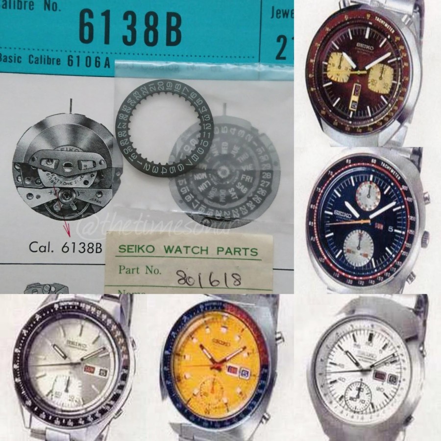 Date Wheel | Roda Tanggal Seiko 6138A/6138B/6139A/6139B