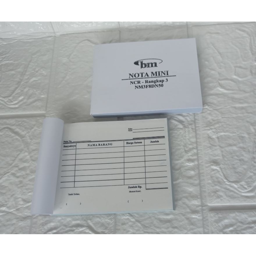 

NOTA MINI NCR 3 PLY DATAR (BM)