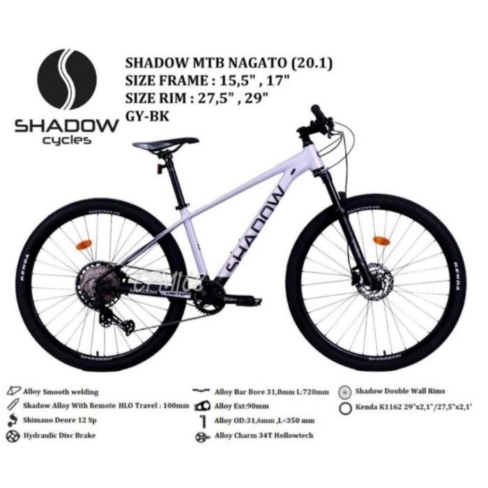 Unik Sepeda Gunung MTB 27.5 Nagato Shadow 20.1  United Murah