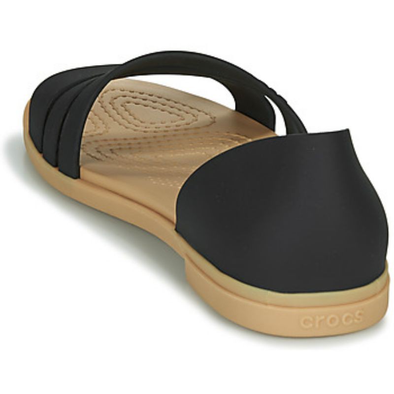 Sandal Crocs Tulum Open Flat / Sandal Wanita / Sandal Crocs Wanita / Sandal Flat / Sandal Tulum