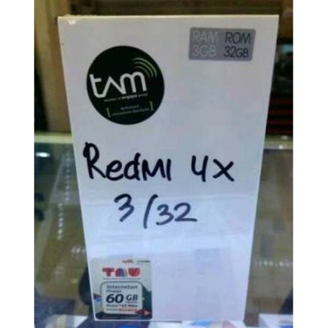 XIAOMI REDMI 4X 3/32GB - RESMI TAM