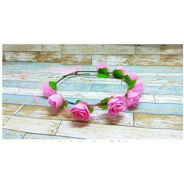 grosir  Mahkota bunga 6 PCS / flower crown/head pieces/bando bunga import.