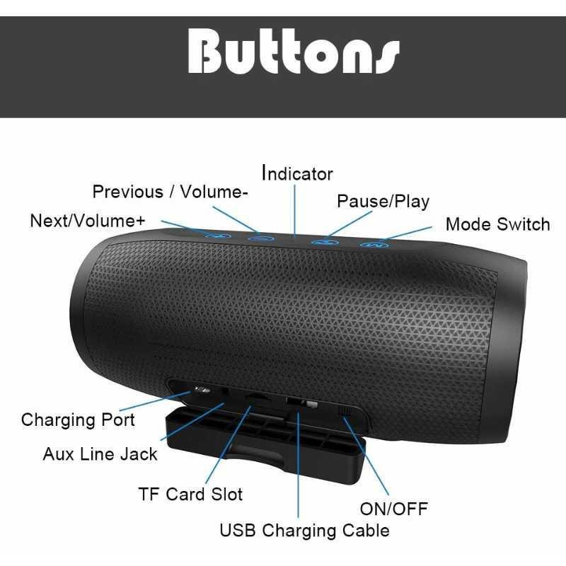 Zealot S16 Bluetooth Speaker Dual Bass dengan Powerbank 4000mAh ( Mughnii )