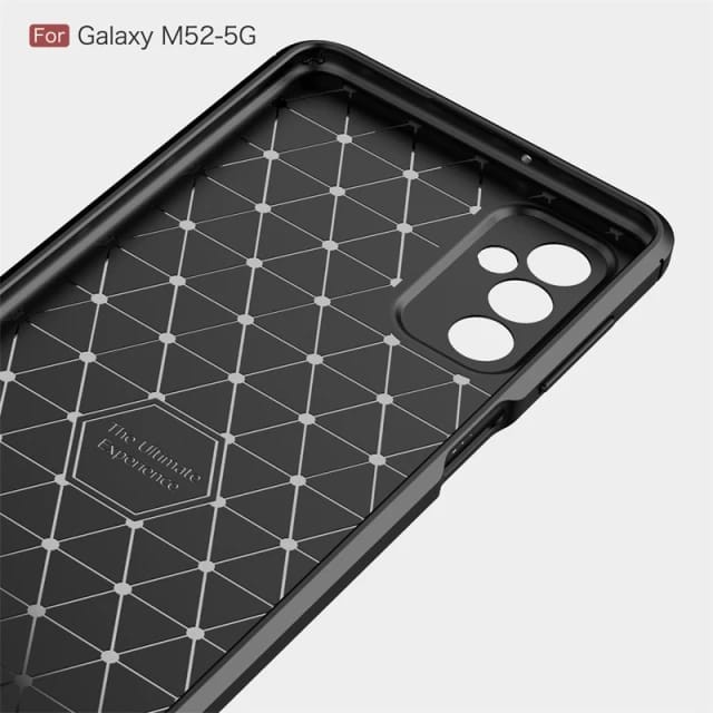 SAMSUNG GALAXY M52 5G SOFT CASE BRUSHED CARBON ORIGINAL