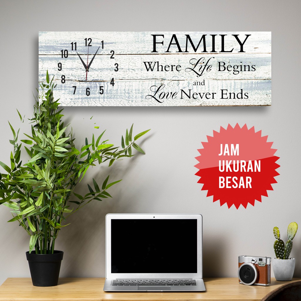 Jam DINDING BESAR VINTAGE minimalis Jam Dinding Unik