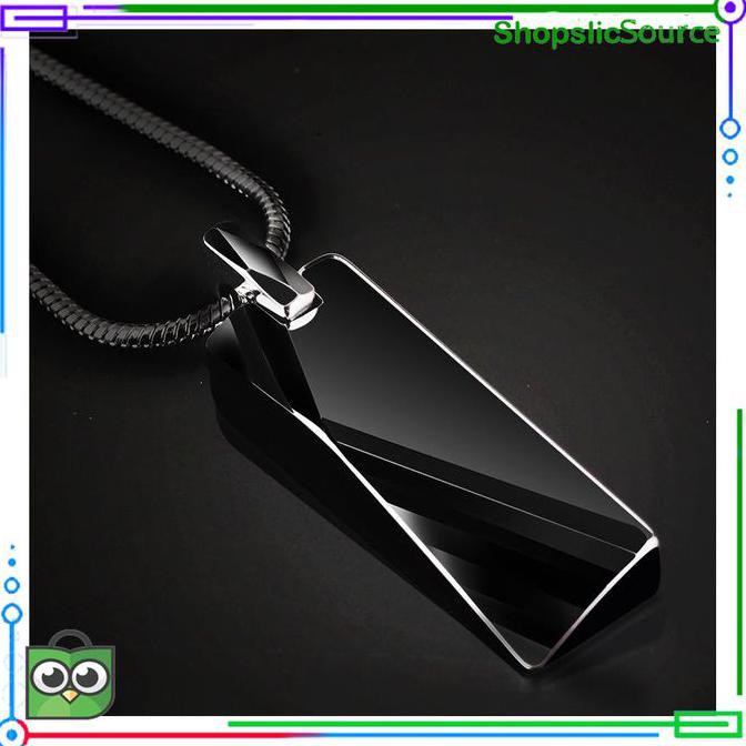 Fashion Pria Wujin Kalung, Tungsten Liontin Emas, Korean Fashion Silmiii.Mart