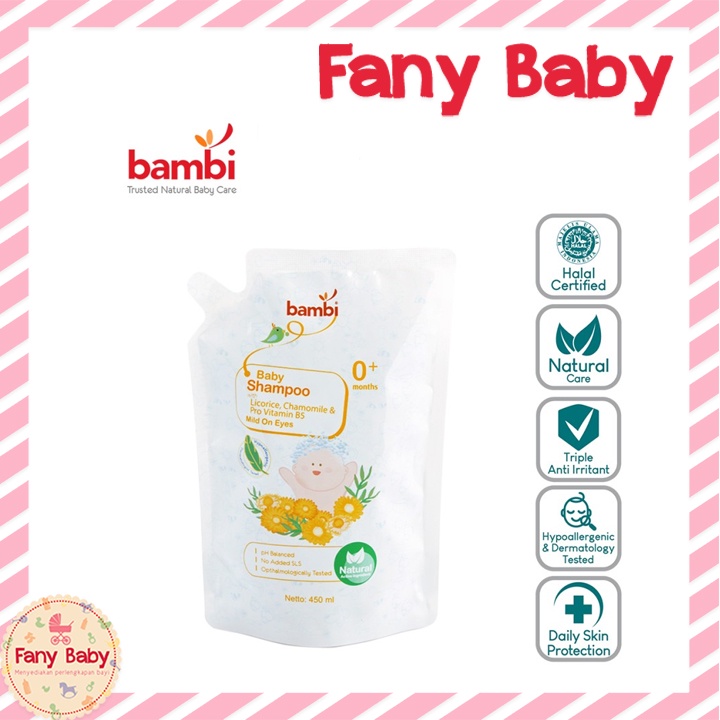 BAMBI BABY SHAMPOO REFILL 450ML