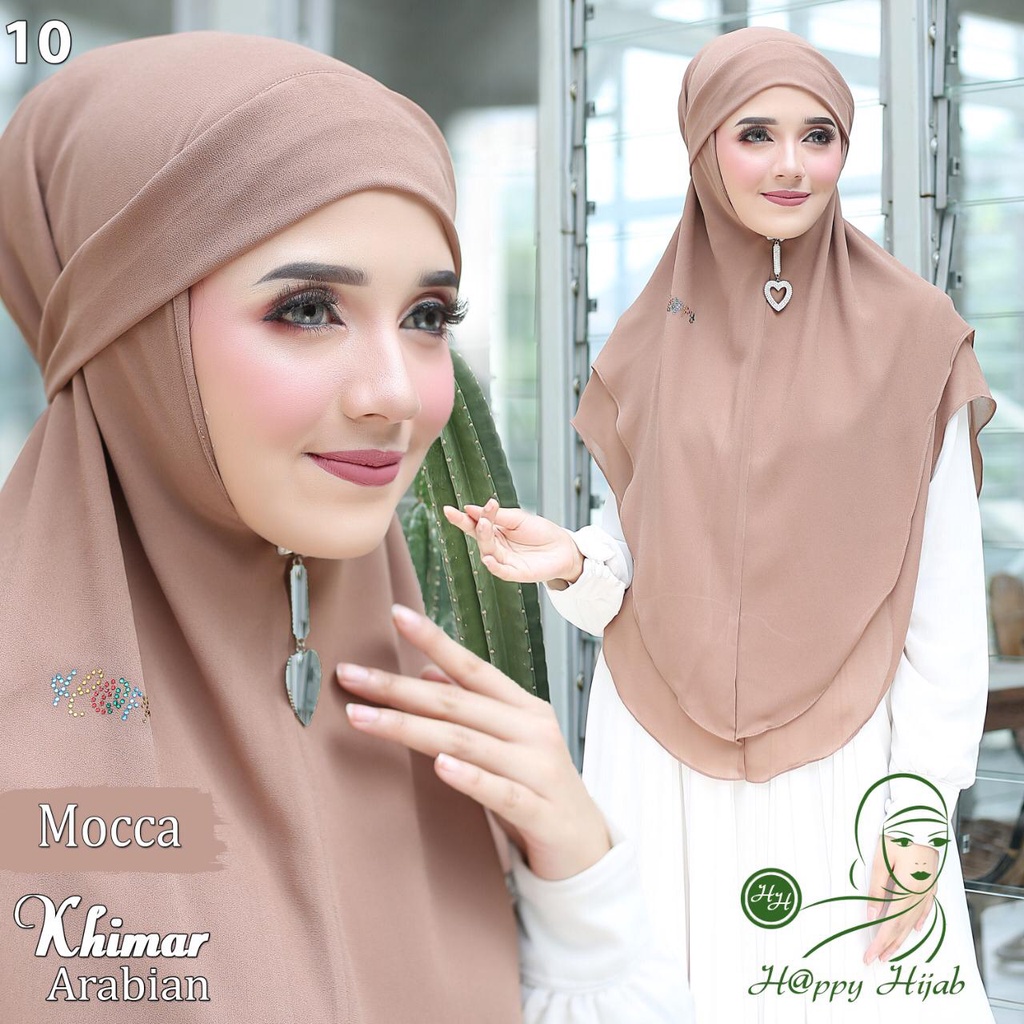 Jilbab Instan Jilbab Khimar Tanpa Pet Arabian / Jilbab Bergo Tali