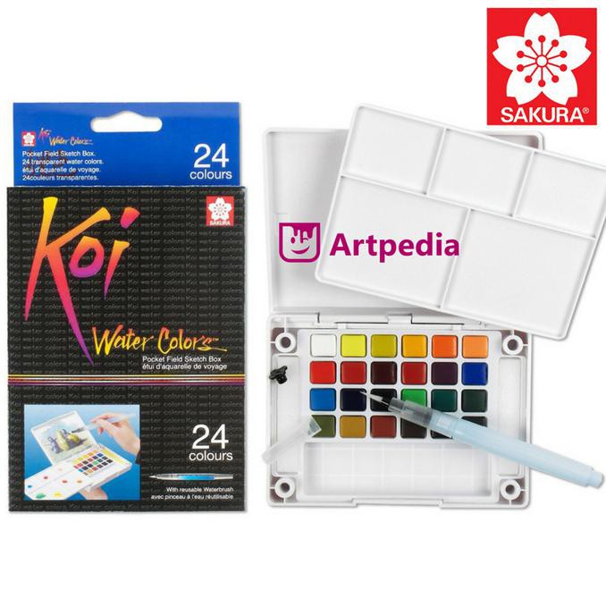 HOT SALE SAKURA Koi Watercolor 24 / Cat Air Merk Koi