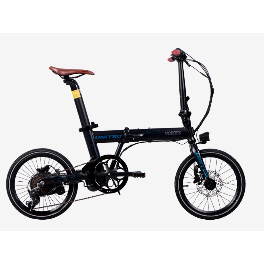 Sepeda Lipat United Listrik VORTEX E-bike Folding 16 Inch United 7 Speed Garansi SNI-1