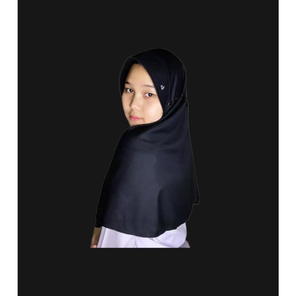 (Promo)Jilbab Sekolah/Hijab Anak Sekolah/Kerudung Jilbab Anak Sekolah Serut Samping Untuk Anak SD/SMP/SMA Jilbab Sekolah 2022