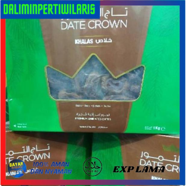 

BISA COD Exp 2021 Kurma date crown khalas 1kg/date crown khalas termurah/kurma oleh oleh haji BOOM