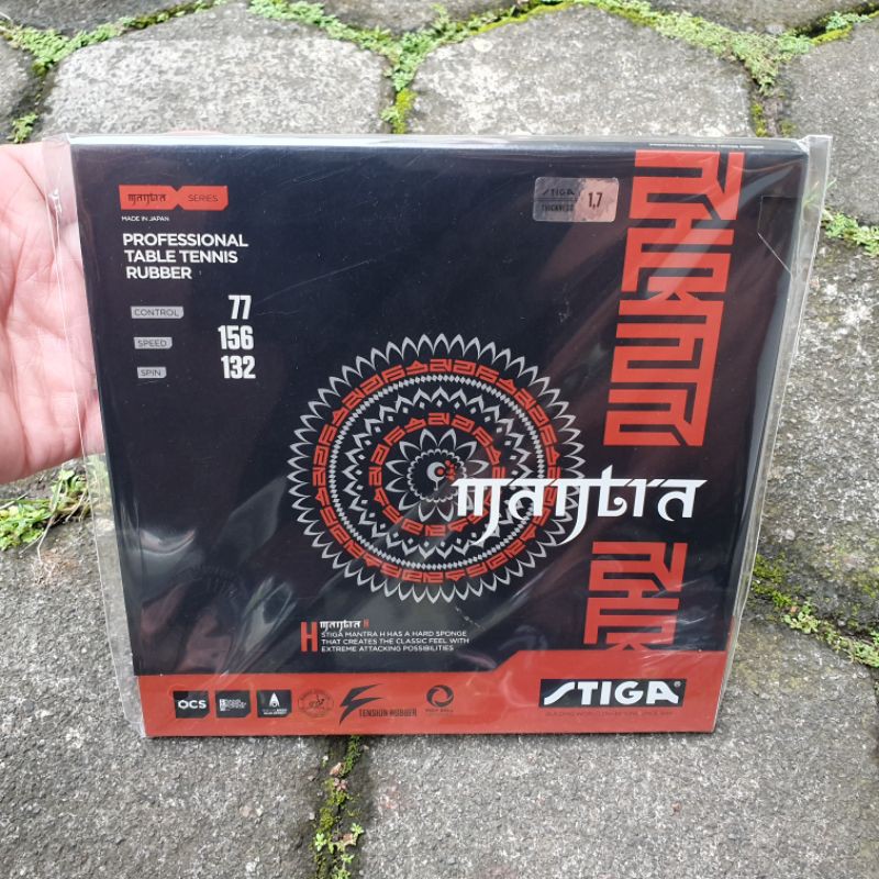 stiga mantra rubber karet ping pong