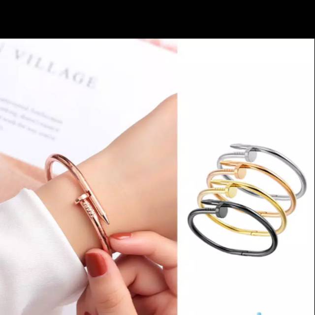 Gelang Paku titanium