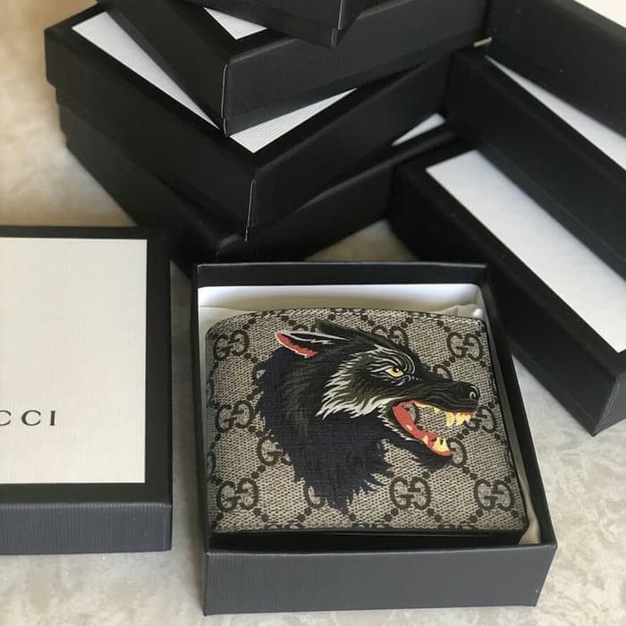 Gucci Wolf Bifold Wallet