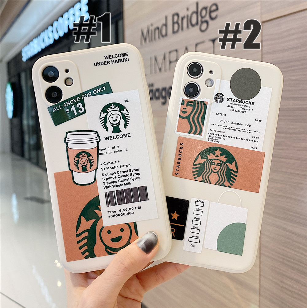 Casing Samsung Galaxy A03s A02s A12 A22 4G J4 Plus J7 Pro J7 Prime  A11 A51 A20S A20 A30 A30s A50s INS Fashion Starbucks