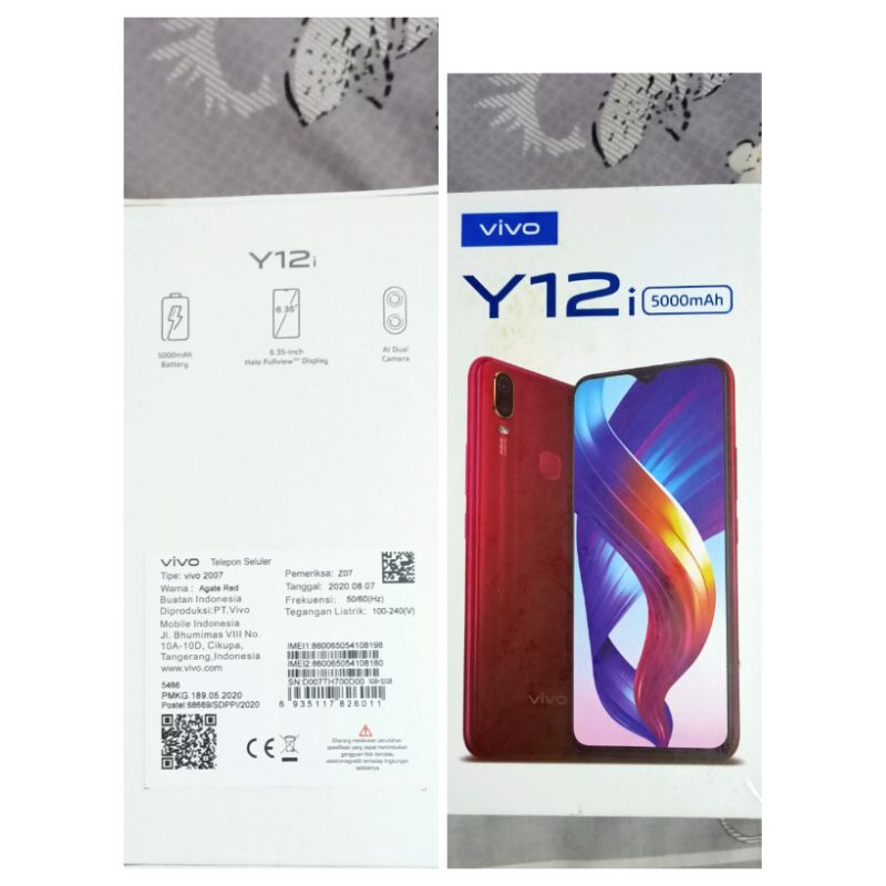 NEGO TIPISS Handphone VivoY12i BARU masih SEGEL