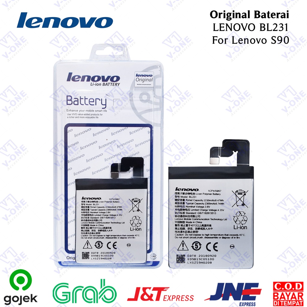 OPP/CPP BATERAI BL231 BATERAI LENOVO S90 ORIGINAL 100%