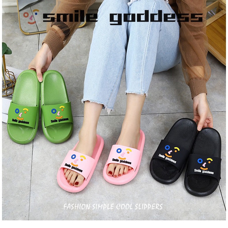 ♥DPS829♥ S21 SANDAL JELLY KOKOP EMPUK NYAMAN DAN BERKUALITAS SMILE GODDESS