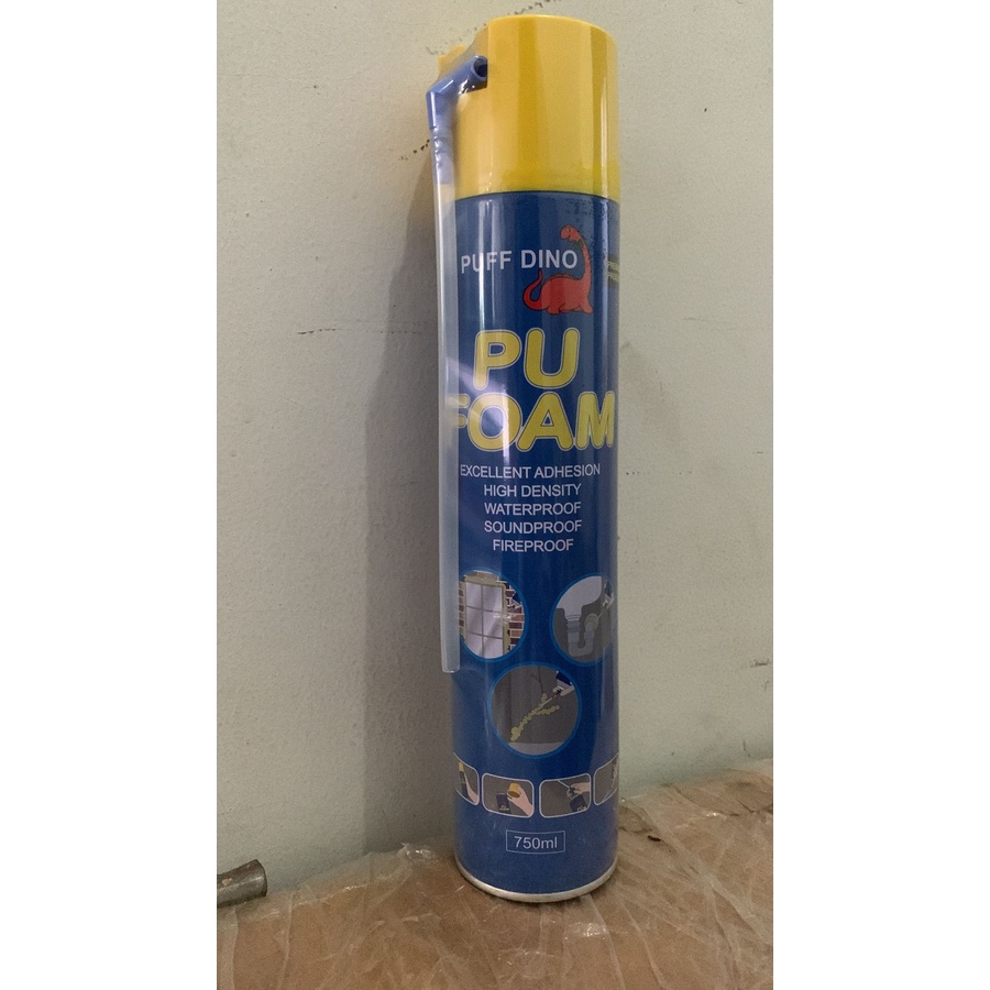 PUFF DINO PU FOAM 750ML PENUTUP RETAK CELAH LUBANG BANGUNAN