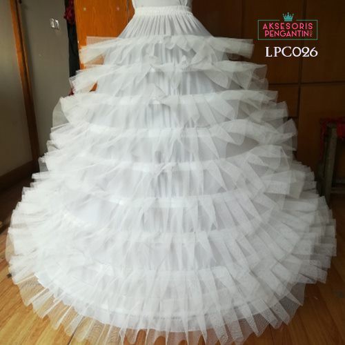 [SIAP KIRIM] PETTICOAT SUPER BALL GOWN PENGEMBANG GAUN 9 RING 9 LAYER PETICOAT GRADE A LPC026