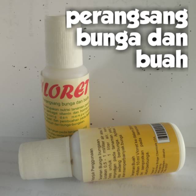 (Good Farming) Vloret Nutrisi Khusus Perangsang Bunga dan Buah Import isi 15 ml