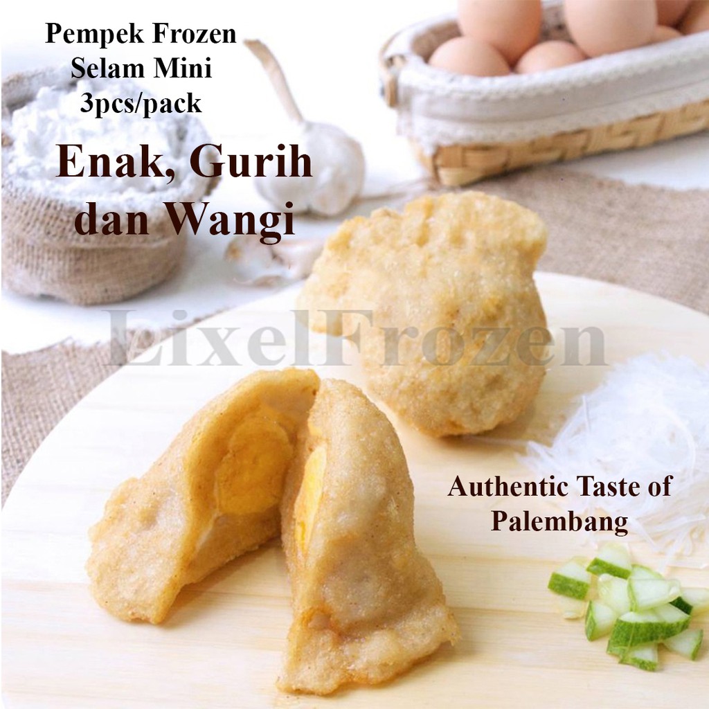 

Pempek Frozen Selam Mini Ikan Tenggiri 3pcs/pack | Khas Palembang
