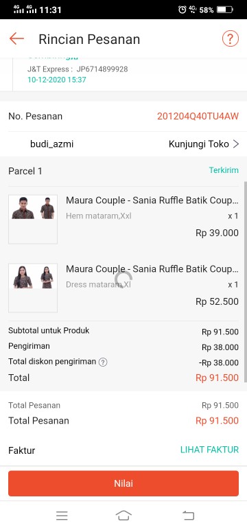 Maura Couple - Sania Ruffle Batik Couple Ori Ndoro Jowi Dnt Garansi Termurah Shopee
