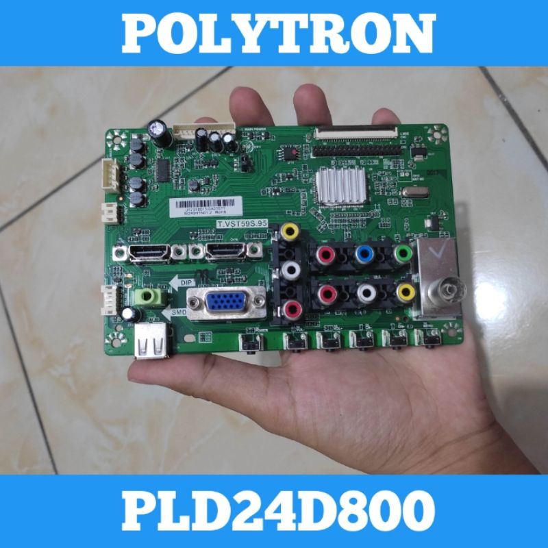 Mainboard Baru Bergaransi - Mainboard TV LED POLYTRON 24D800 Mainboard TV POLYTRON 24D800 Mainboard 