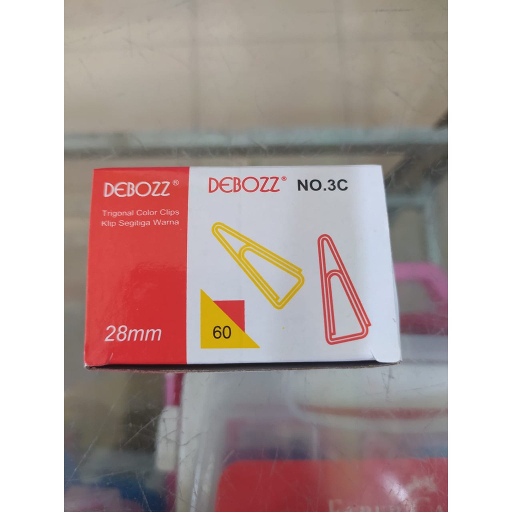 

Paper Clip Warna Debozz / Penjepit Kertas Trigonal