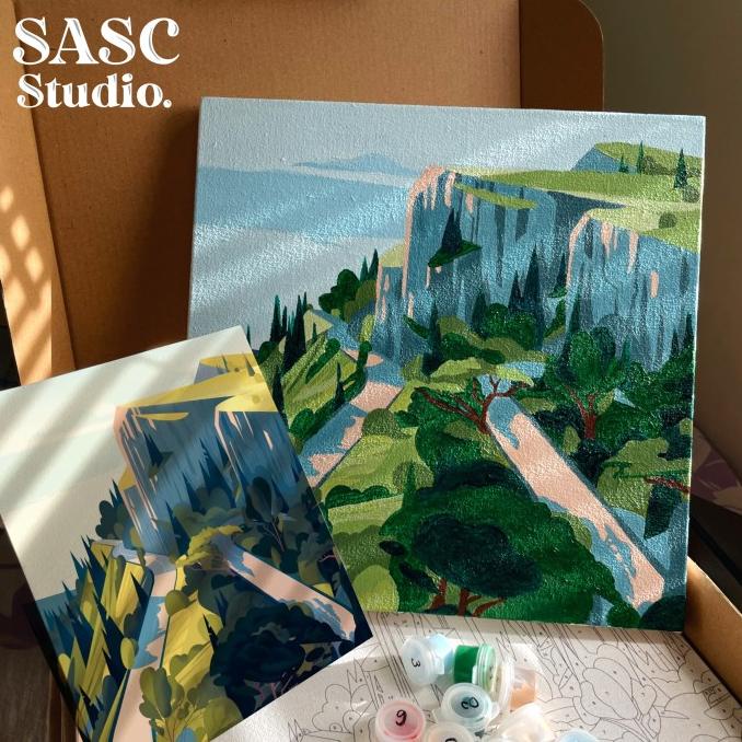 

PROMO DIY Painting by Number | Kerajinan Tangan | "Cliff Road Pemandangan/CAT AKRILIK SET/CAT AKRILIK SET 24 WARNA/CAT AKRILIK PASTEL/CAT AIR/CAT AIR LUKIS SET/CAT AIR GIOTTO/KUAS LUKIS 1 SET/KUAS LUKIS KECIL/KUAS LUKIS LENGKAP/KANVAS LUKIS/KANVAS LUKIS