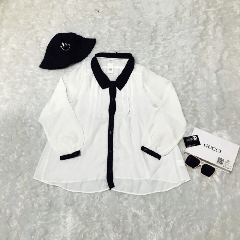 BL1 KEMEJA BLOUSE CHIFFON BRANDED IMPORT WANITA KOREA ORIGINAL