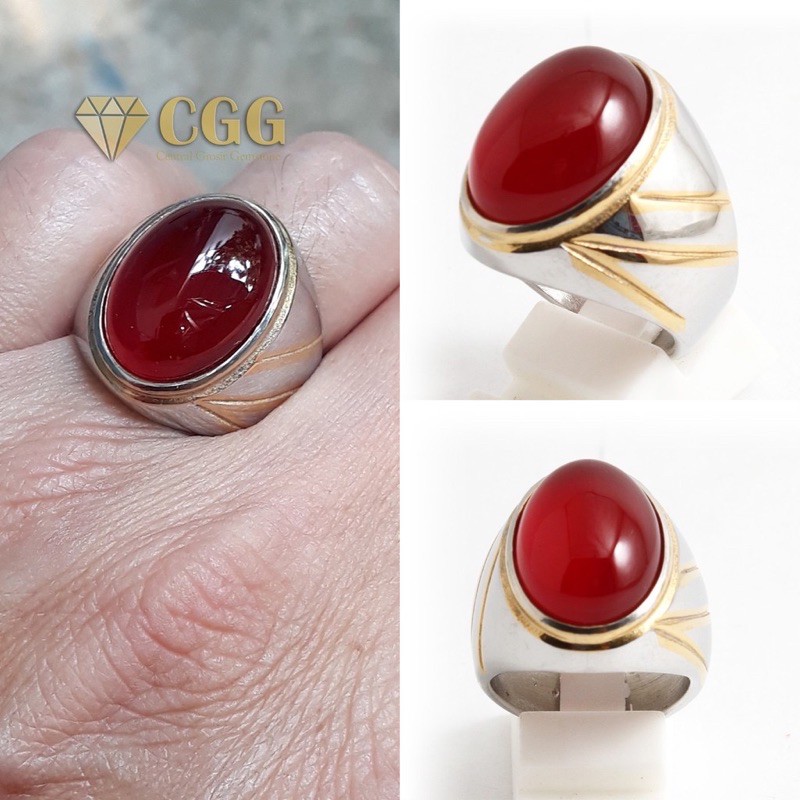Cincin Pria Batu Cincin Batu alam Asli Super Mewah Crystal Termurah
