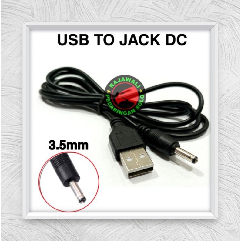 KABEL USB JACK DC 3.5MM KABEL ADAPTOR JACK DC LAPTOP