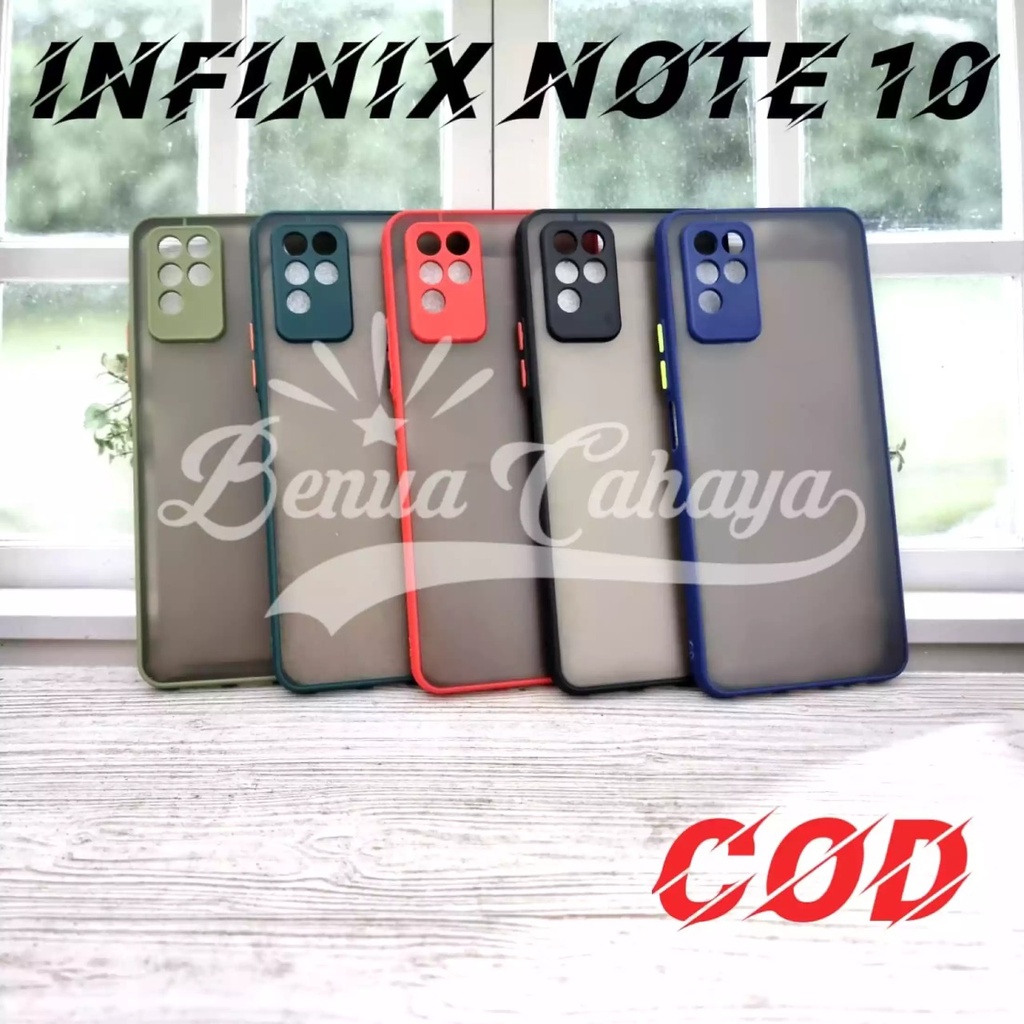 Aero Case / Silikon Bumper Dove Fuze My Choice MyChoice Pelindung Kamera Infinix Note 10