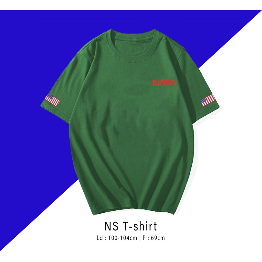 NASA / HVS COLLECTION BAJU KAOS KATUN WANITA/ PRIA UNISEX LENGAN PENDEK / TUMBLR TEE