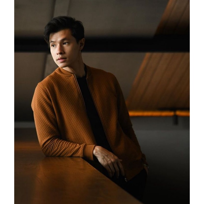 COMFY JACKET BY HEYMALE( LIGHT BROWN SIZE L )